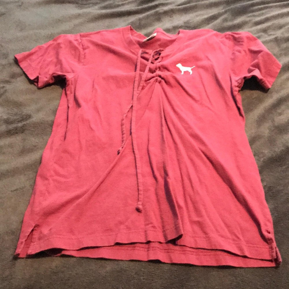 Victoria’s Secret PINK lace up top